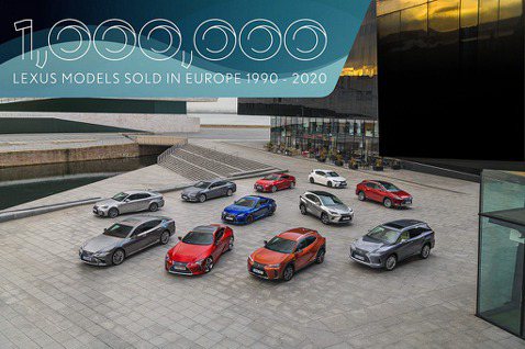進軍歐洲豪華市場耕耘有成！Lexus累積100萬輛紀錄達成
