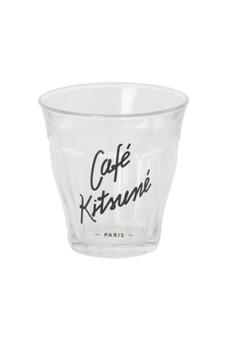 Café Kitsuné logo玻璃水杯，（中）550元、（大）950元。圖／...