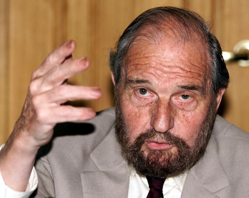 冷戰時期的雙面間諜布雷克近日在莫斯科以98歲高齡辭世。圖為他1991年檔案照。路透