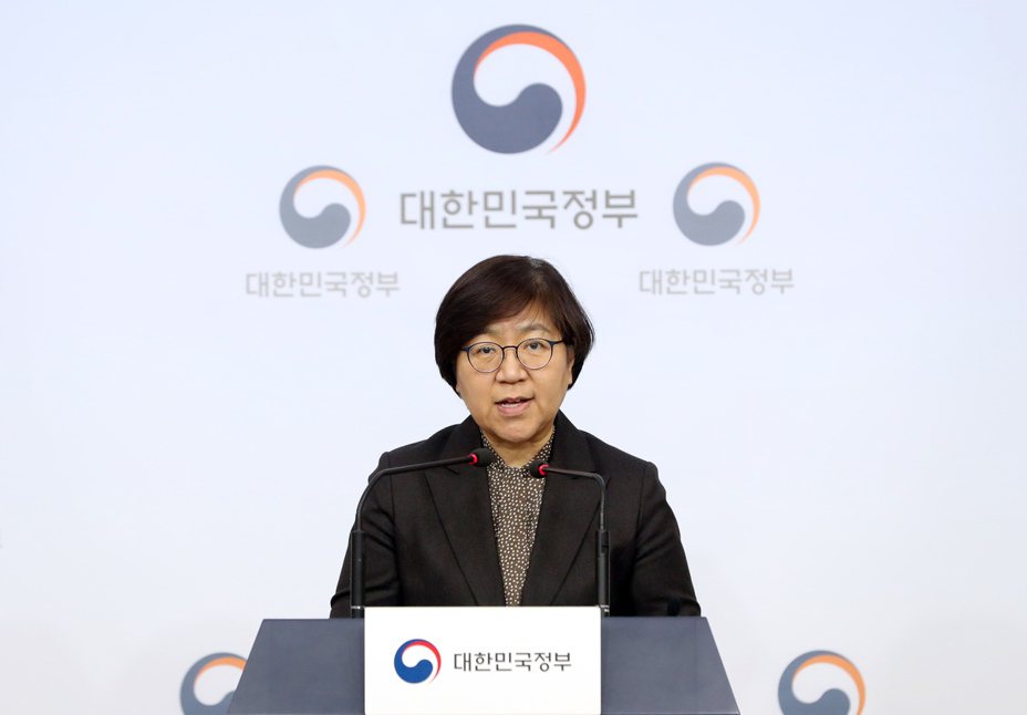 南韓中央防疫對策本部本部長鄭銀敬。（歐新社）