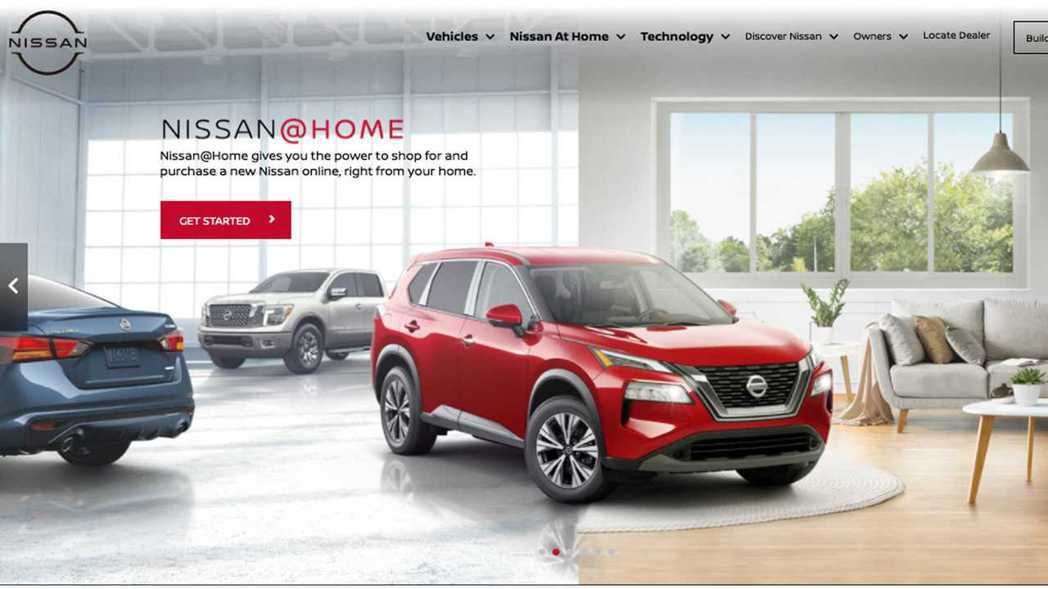 美國Nissan@Home線上購車成效佳。 圖／Nissan提供