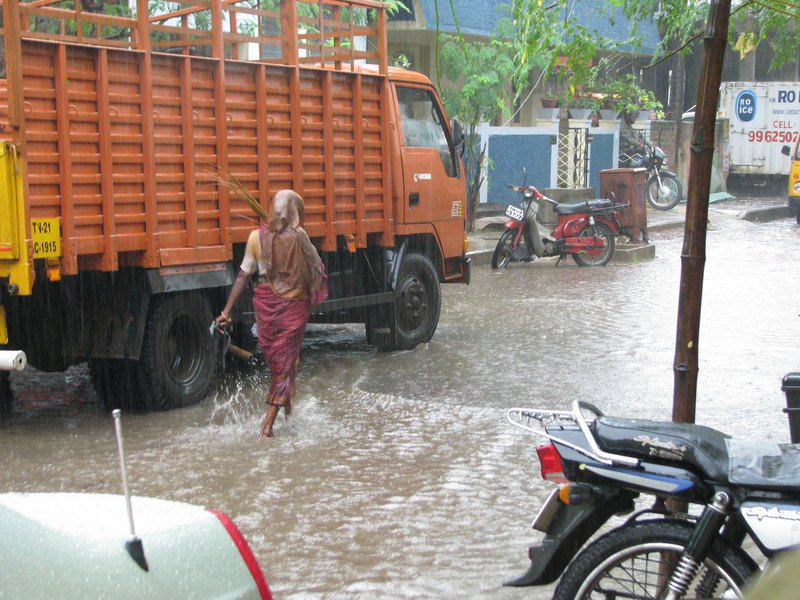 印度受到季风影响，洪水新闻不曾间断。(Photo by McKay Savageon Flick-erunder Creative Commons license)(photo:UDN)