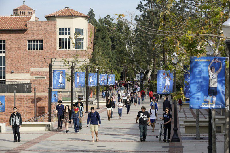 圖為UCLA洛杉磯加州大學校園。美聯社