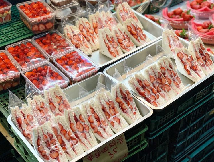 選用大湖直送草莓，每一口都吃得到新鮮滋味。 圖／IG網友bearhsuan_0811授權