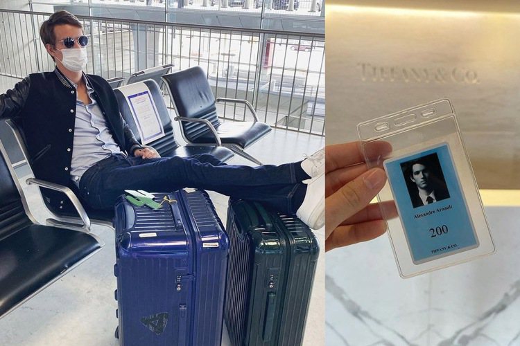 LVMH集團主席次子Alexandre Arnault本來就是RIMOWA行李箱的愛用者。圖／摘自instagram