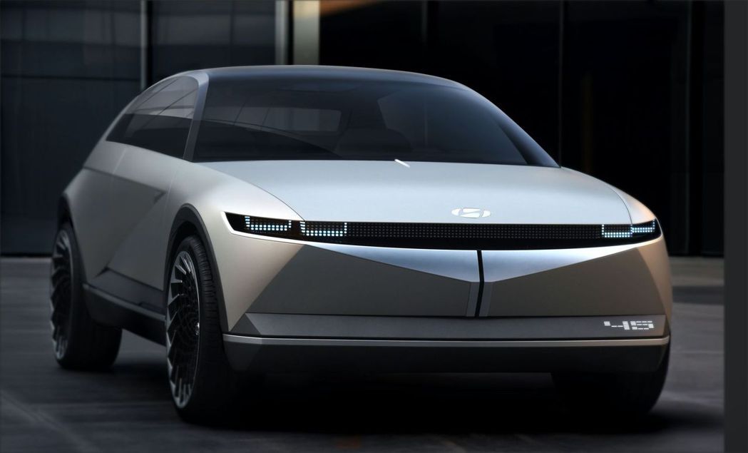Hyundai 45 Concept將量產為品牌全新電動車Ioniq 5。 摘自...