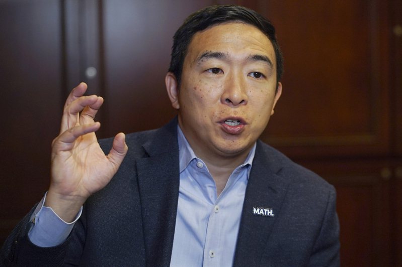 台裔美籍企业家并且曾在去年角逐民主党总统初选的杨安泽（Andrew Yang）今天宣布，他将以民主党员身分参加今年纽约市长选举。 美联社(photo:UDN)