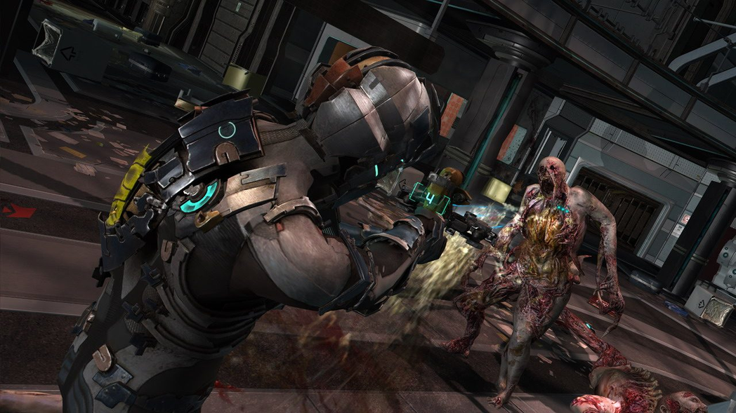 在《絕命異次元》裡，角色的血量和能量都顯示在背上 圖：EA