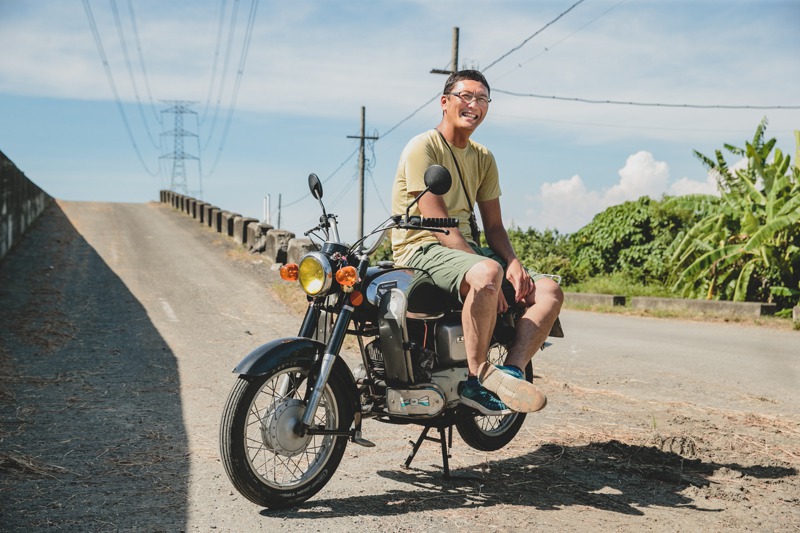 李翔在每天六十公里送信的過程記錄下對台南的觀察和單純的生活感。記者曾原信／攝影