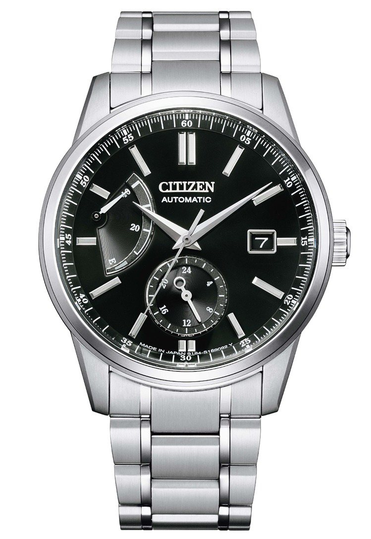 CITIZEN NB3001-53E自動上鍊腕表，精鋼表殼、表鍊，29,800元。圖／CITIZEN提供