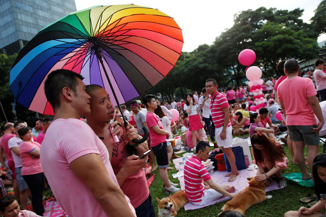 每一年的Pink Dot集會上，參與則都會身著粉紅色，支持有愛無類（Freedo...
