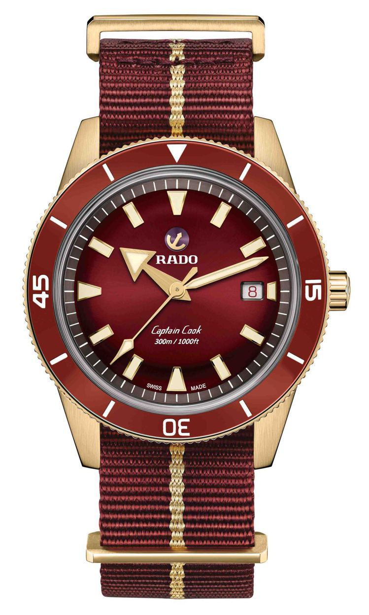 RADO Captain Cook系列300米腕表，青銅、自動上鍊機芯、42毫米...
