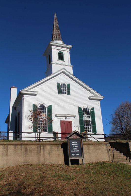 1859年蓋的衛理公會教堂，現在仍然在使用。