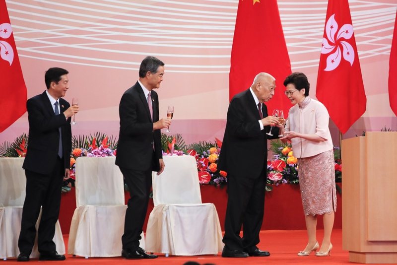 香港主權移交中國如今已23年，攝於2020年7月1日。 圖／美聯社