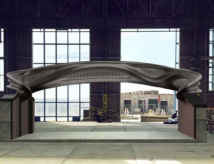 MX3D Bridge是以3D列印科技，打造的行人陸橋。圖／Joris Laar...