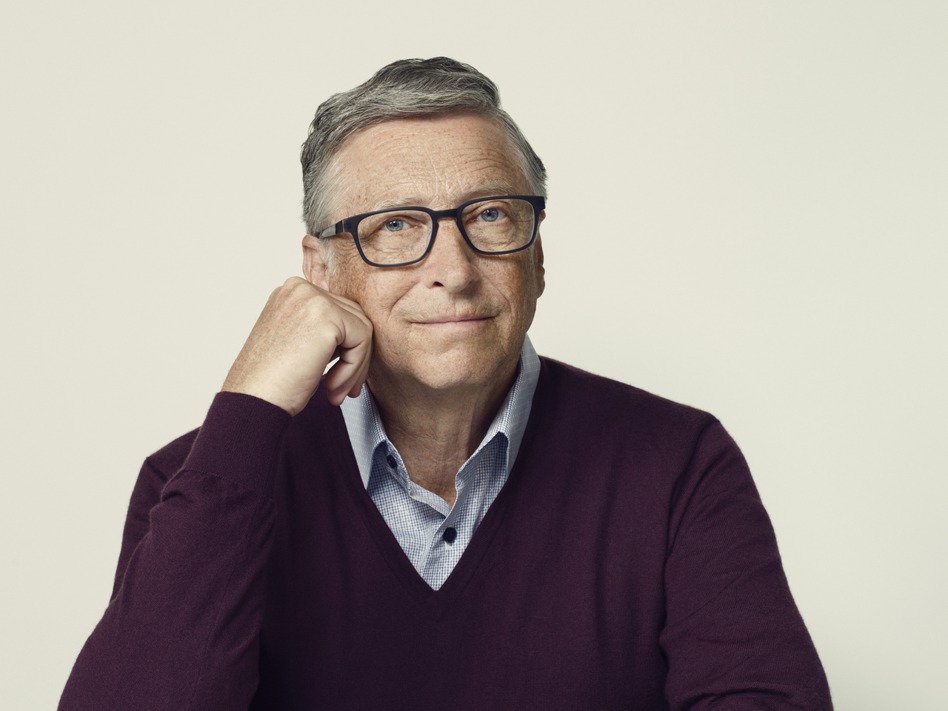 微軟創辦人蓋茲（Bill Gates）希望要與亞馬遜執行長貝佐斯更密切合作，對抗氣候變遷。 圖／《How to Avoid a Climate Disaster》作者提供、John Keatley攝影