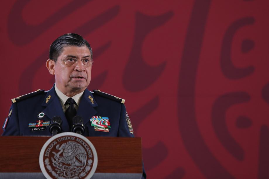 墨西哥國防部長桑多華今天表示自己確診新冠肺炎。<br />歐新社