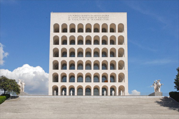 FENDI總部位於羅馬的Palazzo della Civiltà Italiana。圖／摘自WIKI By dalbera from Paris, France