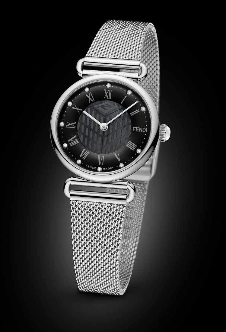 FENDI Timepieces Palazzo系列29毫米腕表，42,400元。圖／FENDI提供