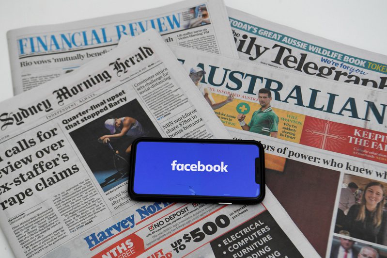 社交媒体巨头脸书18日无预警封杀澳洲新闻内容。路透(photo:UDN)
