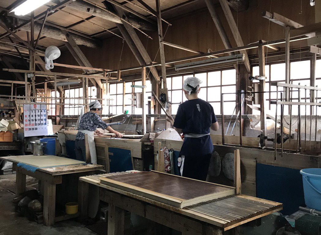 內子町傳統和紙工藝製作環境。 圖／精實文創、Setouchi Cominca S...