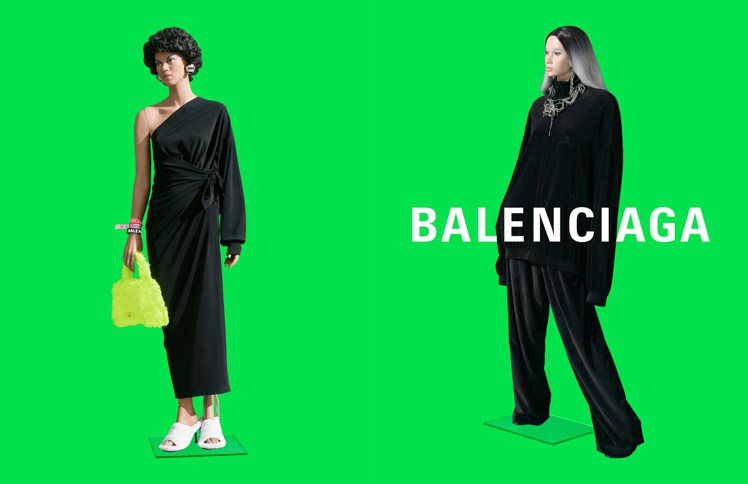 Balenciaga夏季21 Pre-collection系列成衣及配飾廣告大片。圖／Balenciaga提供