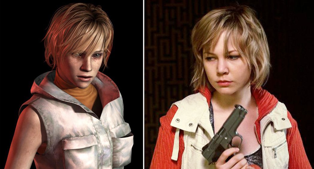 兩位海瑟比一比，左邊是遊戲第三代的造型，右邊則是電影第二集的主角造型。