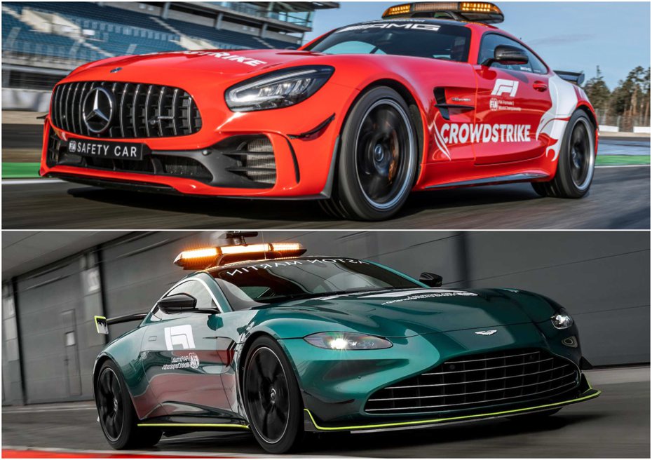 今年Mercedes-AMG將與Aston Martin共同擔任賽事安全車。 圖／Aston Martin、Mercedes提供