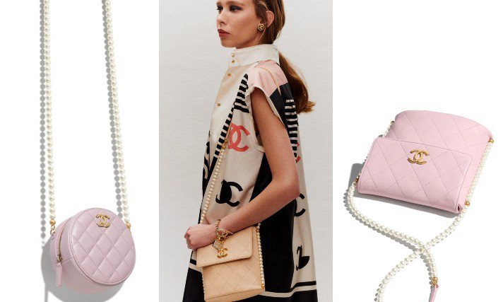 香奈兒珍珠元素包款推出了很多新設計，像是有夢幻的粉嫩色和俏皮的包型等等，優雅又年...