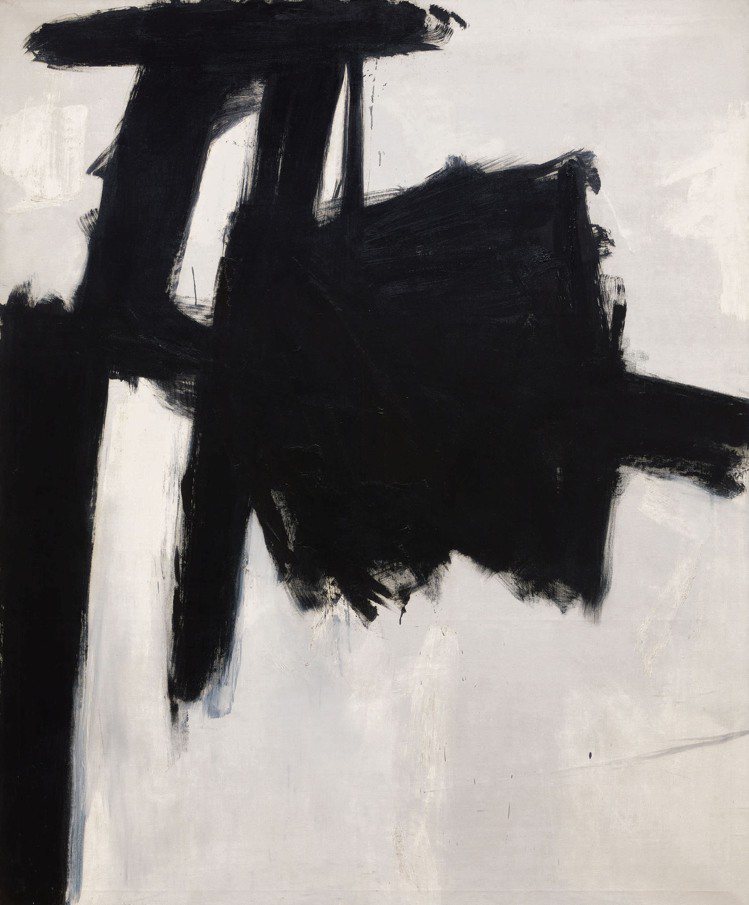 弗朗茲克萊恩（Franz Kline）「先生」，1959年，油彩畫布，估價1,500萬美元起。圖／蘇富比提供