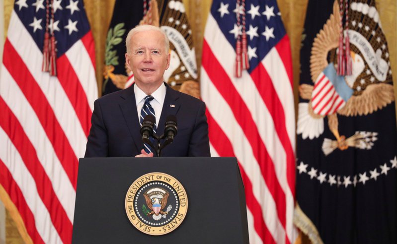 美國總統拜登上任逾兩個月，25日在白宮舉行首場正式記者會。路透