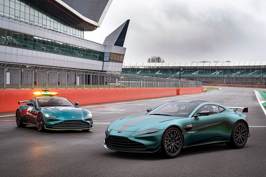 英國Aston Martin超跑廠睽違60餘年，回歸Formula 1（F1、一級方程式賽車），特此推出Vantage F1® Edition特仕車。 圖／Aston Martin提供