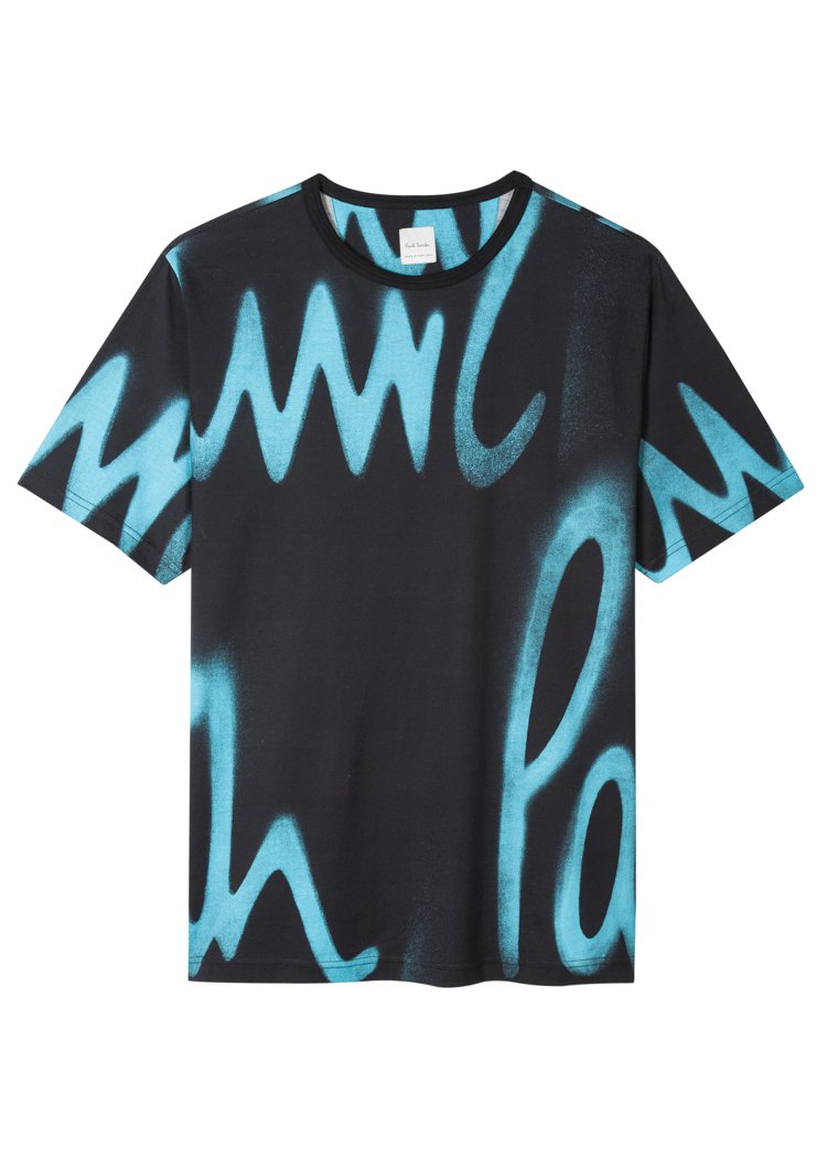 Paul Smith春夏系列印花T恤8,800元。圖／藍鐘提供
