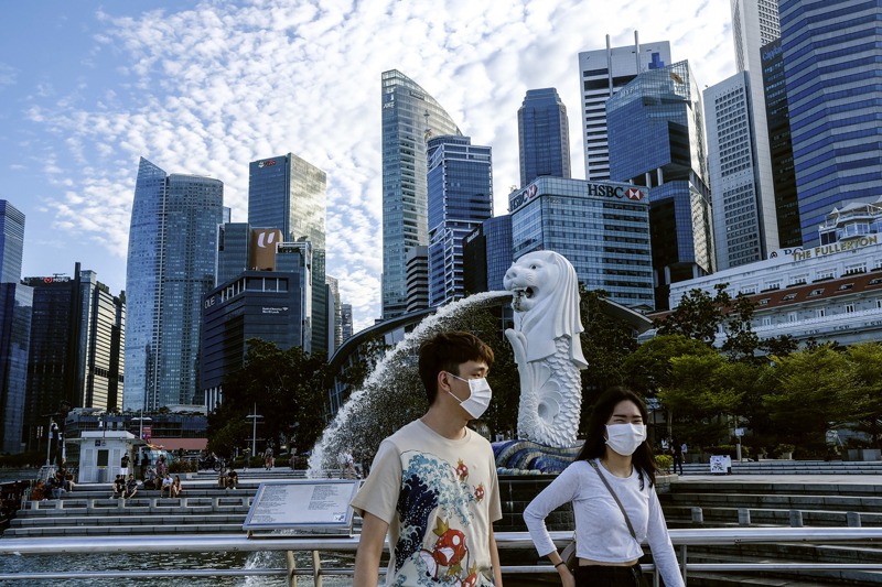 新加坡成為大陸許多科技巨頭轉進的熱門地點。（美聯社）