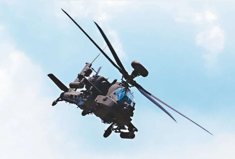 陸軍AH-64E阿帕契直升機。 聯合報系資料照