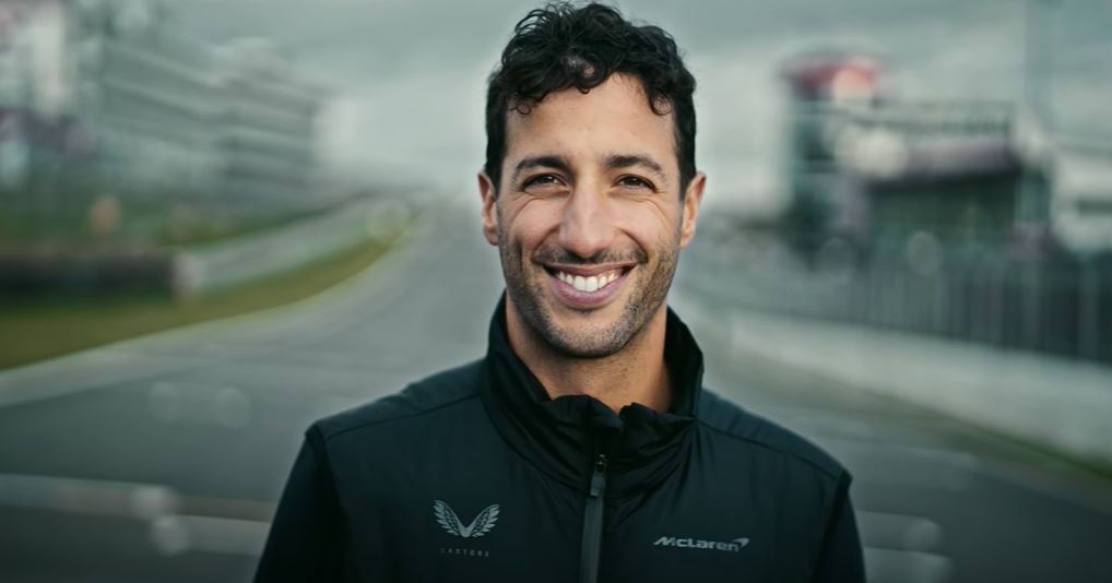 McLaren F1車手Daniel Ricciardo。 摘自McLaren