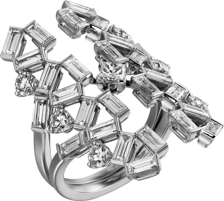 Reflection de Cartier鑽石戒指，約150萬元。圖／卡地亞提供