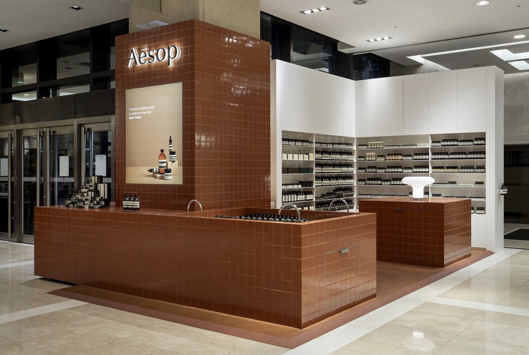 Aesop的店舖設計，常與在地文化相連結。圖／Aesop提供