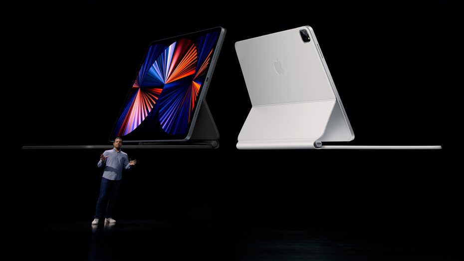 蘋果表示，新款iPad Pro採用蘋果Mac所使用的M1處理器，市場上最強大的平板電腦。歐新社