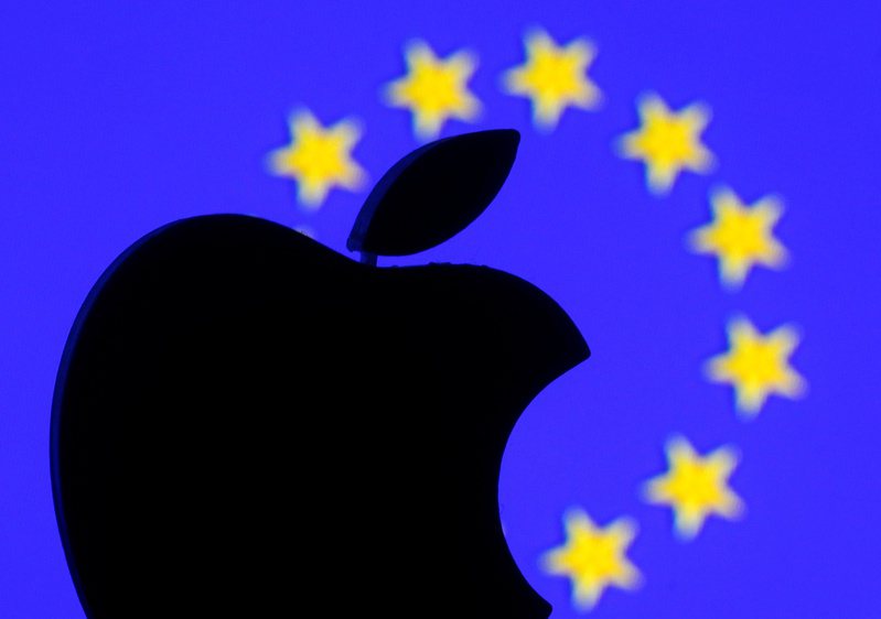 歐盟控訴蘋果涉嫌濫用對音樂串流軟體上架的掌控權，進行壟斷行為。  （路透）