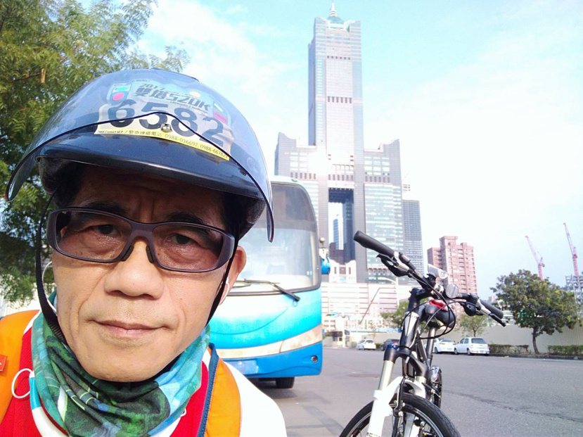 罹患糖尿病26年的吳文財控制飲食，也更重視健康，運動騎單車，他接續挑戰完成1日雙...