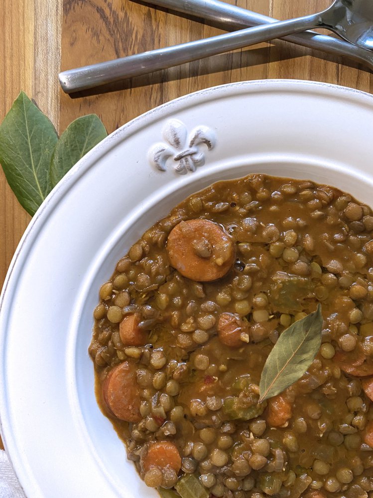 Traditional lentil soup.  Photo/Provided by Manolo Blahnik