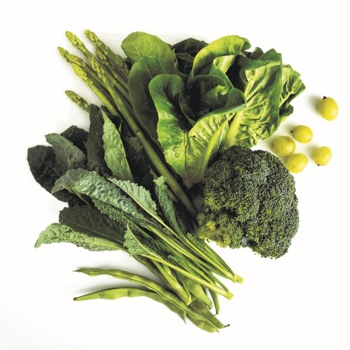 綠色蔬果含有豐富的維生素C與鈣質，以及其他多種營養素如葉綠素、葉黃素及其他活性物...