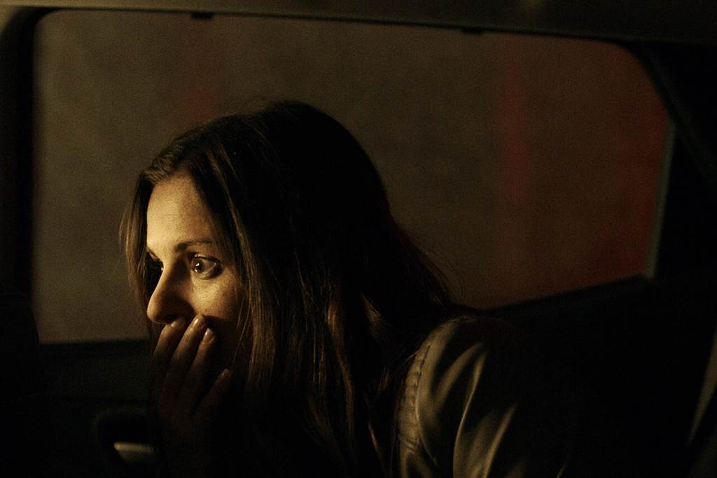 電影「陰森」女主角喬丹海耶斯表示搭車時，懷疑過司機是不是變態殺人狂。圖／采昌提供