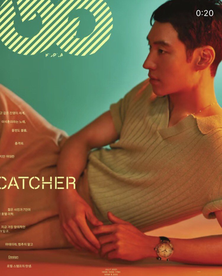 李帝勳配戴卡地亞腕表登上南韓男性時尚雜誌封面。圖／取自IG @gq_korea