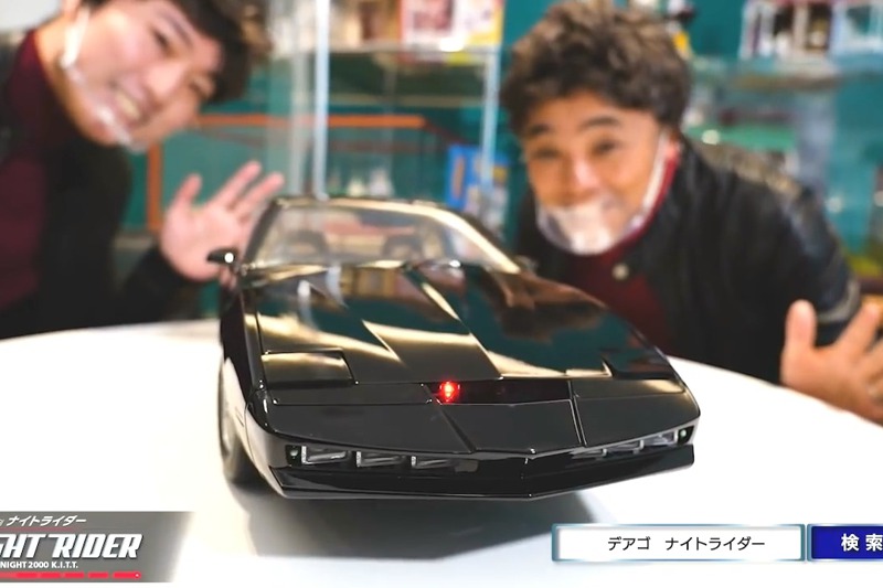 De Agostini日本子公司推出周刊「Knight Rider」，拼裝搭配雜誌出售的模型零件，能以8分之1大小忠實呈現李麥克的「夥計」。圖／翻攝自YouTube／De Agostini TV