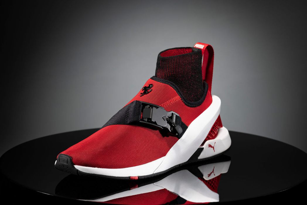 Puma與Ferrari推出聯名超炫鞋款ION F。 圖／Puma提供