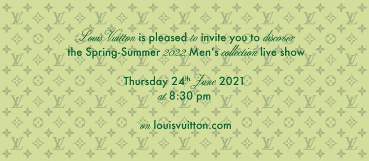 路易威登將於台灣時間今天（6月24日）晚上8點半發表2022春夏男裝秀。圖／取自IG
