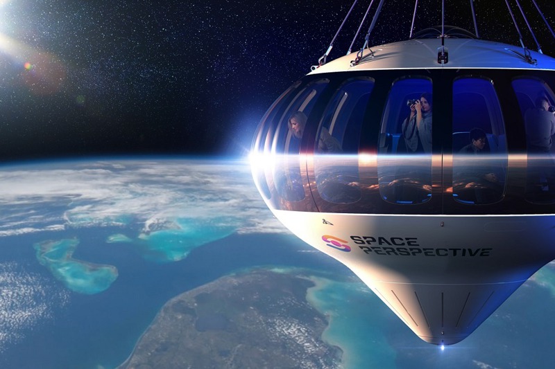 搭巨型「太空氣球」可享受360度地球全景的視覺盛宴。路透／Cover Images