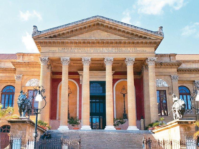 西西里的巴勒摩歌劇院是電影《教父3》的故事場景之一。圖／林瑞昌提供
